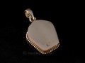 PA61 Pendentif Argent Massif Ghau Om