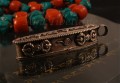 PA62 Pendentif Argent Massif Ghau Mantra Tibétain Om Mani Padme Hum
