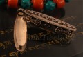 PA62 Pendentif Argent Massif Ghau Mantra Tibétain Om Mani Padme Hum