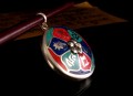 PA96 Pendentif Argent Massif Mantra Tibétain Om Mani Padme Hum