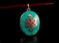 PA97 Pendentif Argent Massif Nœud Sans Fin