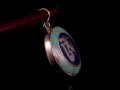 PA110 Pendentif Argent Massif Om Tibétain