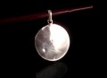 PA135 Pendentif Argent Massif Om Tibétain Lapis Lazuli
