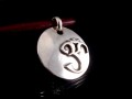 PA163 Pendentif Argent Massif Om