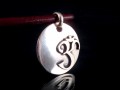 PA163 Pendentif Argent Massif Om