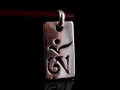 PA168 Pendentif Argent Massif Om