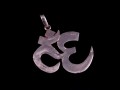 PA190 Pendentif Tibétain Argent Massif Om