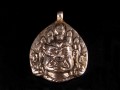 PA204 Pendentif Argent Massif Bhairab
