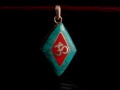 PA209 Pendentif Argent Massif Om