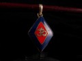 PA211 Pendentif Argent Massif Om