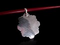 PA224 Pendentif Tibétain Argent Massif Turquoise Corail Double Dorje