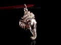 PA225 Pendentif Argent Massif Ganesh, Le dieu hindou à la tête d'éléphant