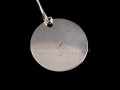 PA257 Pendentif Argent Massif Nœud Sans Fin Signes Auspicieux