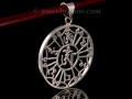 PA287 Pendentif Argent Massif Mantra Om
