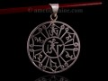 PA287 Pendentif Argent Massif Mantra Om
