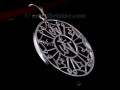 PA287 Pendentif Argent Massif Mantra Om