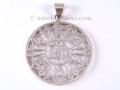 PA287 Pendentif Argent Massif Mantra Om