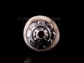 PA295 Perle Argent Massif Coquillage