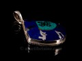 PA297 Pendentif Argent Massif Nœud Sans Fin Mantra