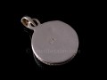 PA298 Pendentif Argent Massif Ghau Om