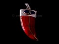 PA299 Pendentif Tibétain Argent Massif Corail