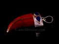 PA299 Pendentif Tibétain Argent Massif Corail