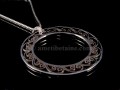 PA314 Pendentif Tibétain Argent Massif