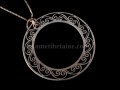 PA314 Pendentif Tibétain Argent Massif