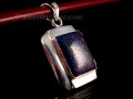 PA317 Pendentif Tibétain Argent Massif Lapis Lazuli