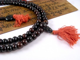 Mala39 Mala de Prières Os de Buffle Tibet
