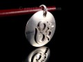 PA319 Pendentif Argent Massif Om