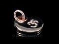 PA321 Pendentif Argent Massif Cuivre Om