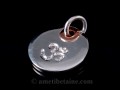 PA321 Pendentif Argent Massif Cuivre Om