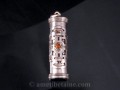 PA323 Pendentif Argent Massif Mantra Tibétain Mandala