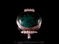 PA324 Pendentif Argent Massif Ghau Turquoise