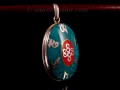 PA338 Pendentif Argent Massif Nœud Sans Fin Mantra