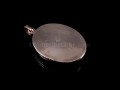 PA338 Pendentif Argent Massif Nœud Sans Fin Mantra