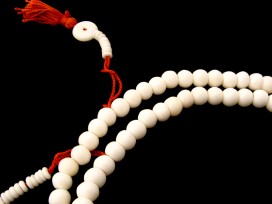 Mala80 Mala de Prières Os de Buffle Tibet