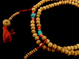 Mala89 Mala de Prières Os de Buffle Tibet