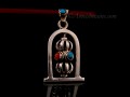 PA346 Pendentif Argent Massif Dorje Vajra