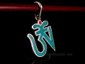 PA350 Pendentif Argent Massif Om
