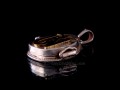 PA359 Pendentif Argent Massif Ghau Om