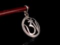 PA370 Pendentif Argent Massif Om