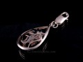 PA371 Pendentif Argent Massif Om