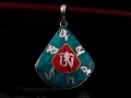 PA372 Pendentif Argent Massif OM Mantra