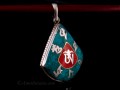 PA372 Pendentif Argent Massif OM Mantra