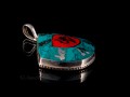 PA372 Pendentif Argent Massif OM Mantra