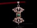 PA376 Pendentif Argent Massif Dorje Vajra