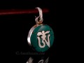 PA380 Pendentif Argent Massif Om
