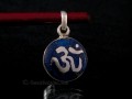 PA381 Pendentif Argent Massif Om
